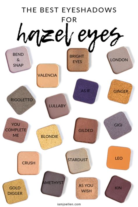 best eyeshadow palettes for hazel eyes